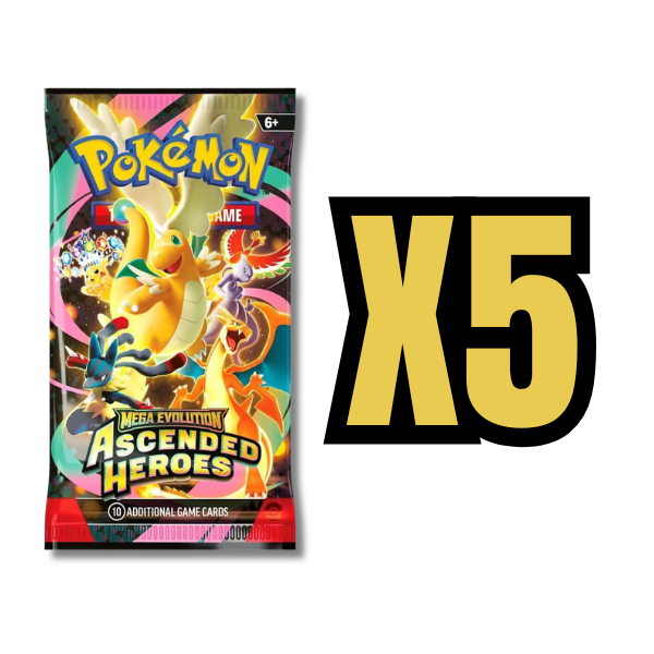 Ascended Heroes Booster Pack X5