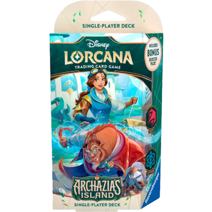 Disney Lorcana: Archazia's Island Starter Deck (Ruby & Sapphire)