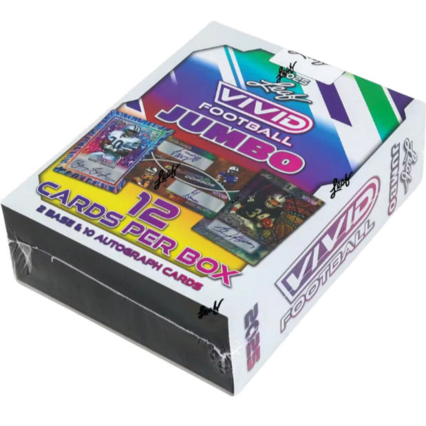 2025 Leaf Vivid Football Hobby Jumbo Box