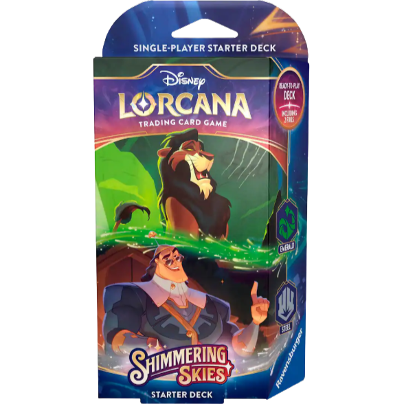 Disney Lorcana: Shimmering Skies Starter Deck (Emerald & Steel)