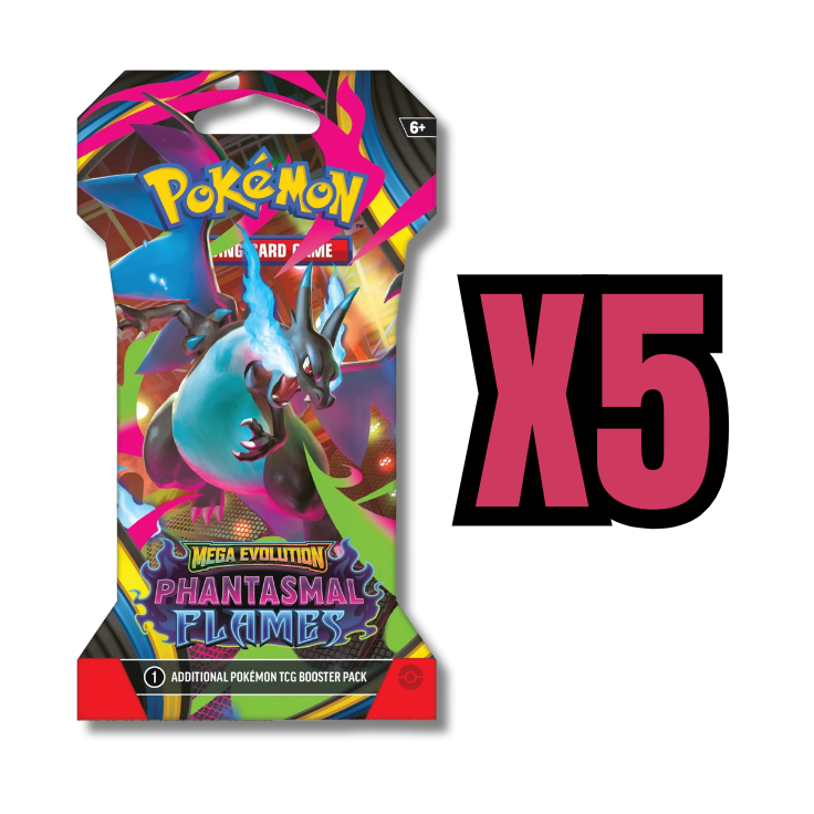 Phantasmal Flames Sleeved Pack X5