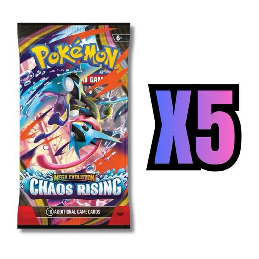 Chaos Rising - 5x Booster Packs - LIVE BREAK