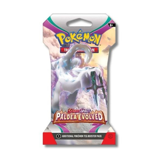 Paldea Evolved - 1 SLEEVED Pokémon Booster Pack - LIVE RIP