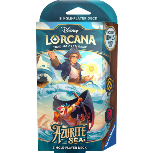 Disney Lorcana: Azurite Sea Starter Deck (Amber & Ruby)
