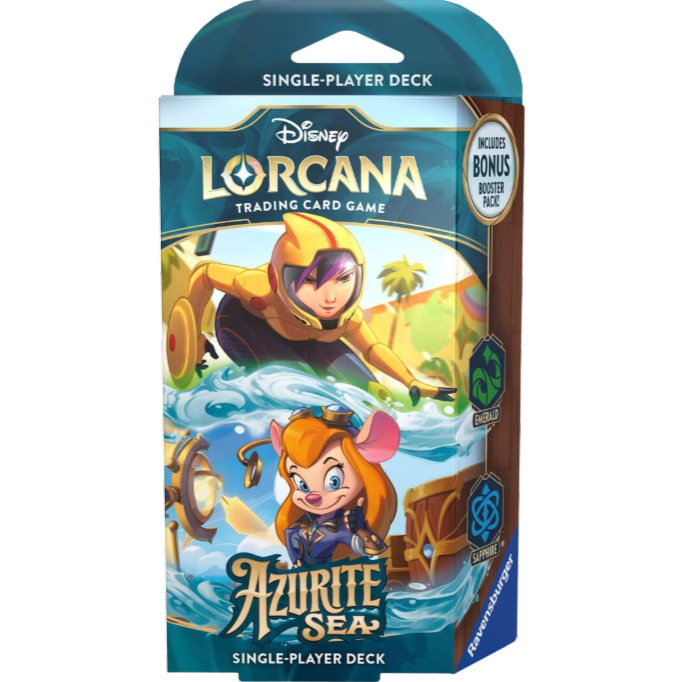 Disney Lorcana: Azurite Sea Starter Deck (Emerald & Sapphire)