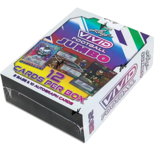 2025 Leaf Vivid Football Hobby Jumbo Box