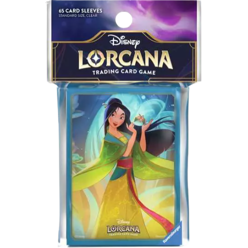 Disney Lorcana Card Sleeves - Mulan (With Comb) (65-Pack)