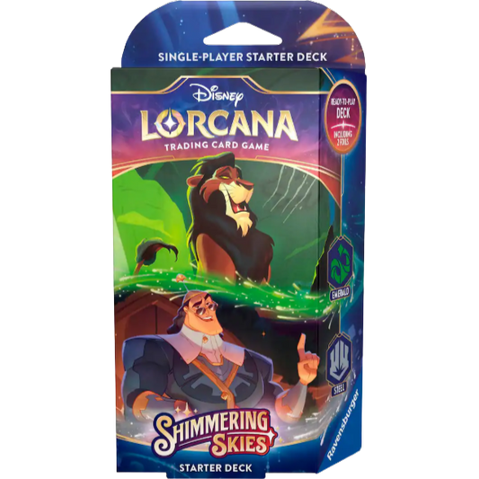 Disney Lorcana: Shimmering Skies Starter Deck (Emerald & Steel)