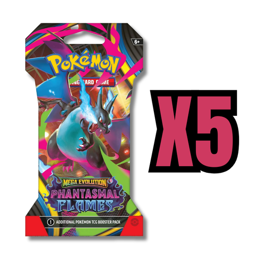 Phantasmal Flames Sleeved Pack X5